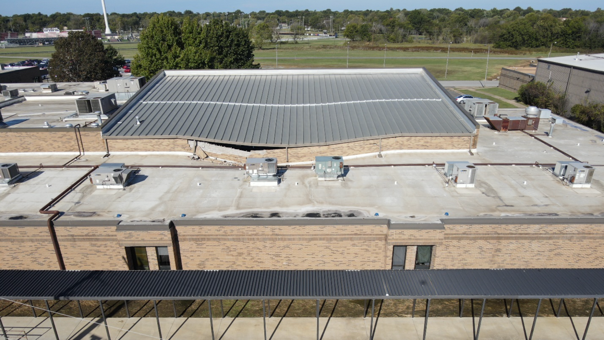 Wagoner Roof Damage 1